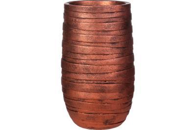 Кашпо IDEALIST Роу Высокое, файберстоун, бронза, D26.5 H45 cm ROWEV26-BNZ в интернет гипермаркете «Планета Лета». Фото