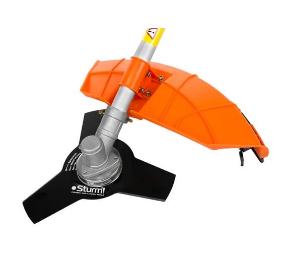 Бензотриммер Sturm!, 33 см3, 1 кВт/1,36 л.с., нож/леска, эргоном рукоятка, ранц ремень BT9133BL в интернет гипермаркете «Планета Лета». Фото