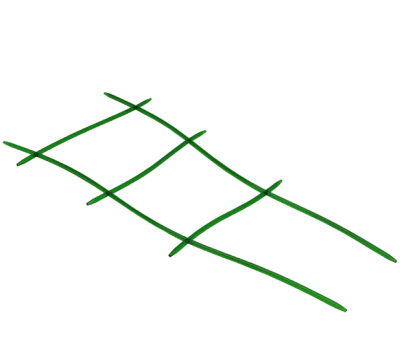 Опора для вьющихся цветов Цв. Зелёный прозрачный (Арт. ОЦ-4018) в интернет гипермаркете «Планета Лета». Фото