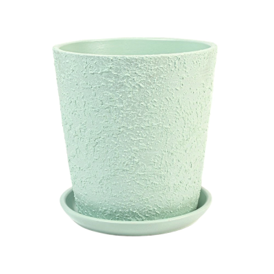 Горшок Лава конус зеленая с/п d15, h15,5см, 1,5л в интернет гипермаркете «Планета Лета». Фото