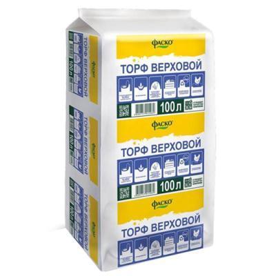 Торф верховой Фаско прессованный 100л в интернет гипермаркете «Планета Лета». Фото