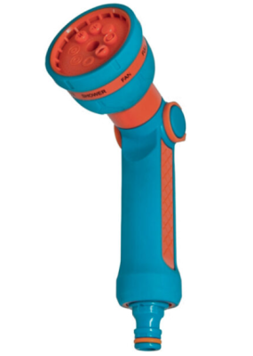 Пистолет - распылитель душ 8 режимов, пластик/резина, MPF, MP-У в интернет гипермаркете «Планета Лета». Фото