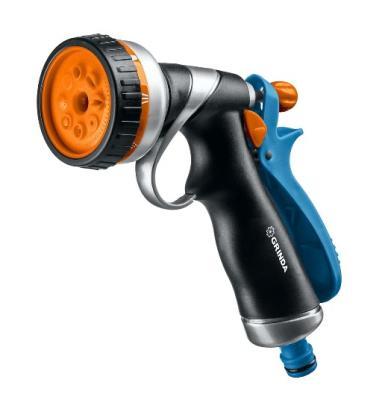 Пистолет GRINDA поливочный PROLine RM-8, 8 режимов, курок сзади,металлический с TPR 8-427143_z02 в интернет гипермаркете «Планета Лета». Фото