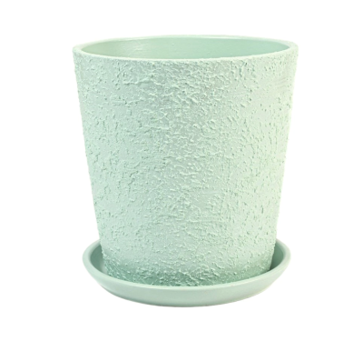 Горшок Лава конус зеленая с/п d22, h22,5см, 5,6л в интернет гипермаркете «Планета Лета». Фото