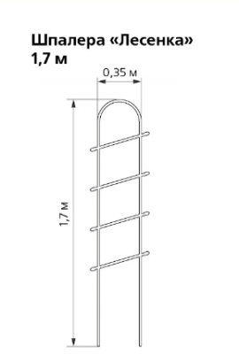 Шпалера «Лесенка» 1,7м в интернет гипермаркете «Планета Лета». Фото