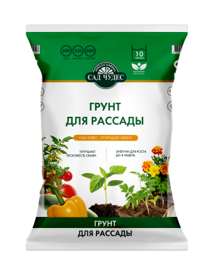 Грунт для рассады универсальный Сад Чудес Miracle Garden 10л в интернет гипермаркете «Планета Лета». Фото