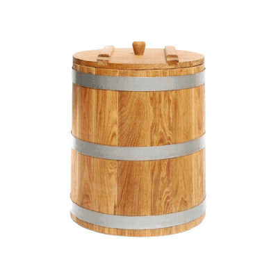 Кадка 3 л дубовая в интернет гипермаркете «Планета Лета». Фото