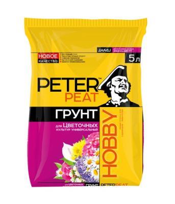 Грунт "Универс. для цветочных культур", линия Хобби, 5л в интернет гипермаркете «Планета Лета». Фото