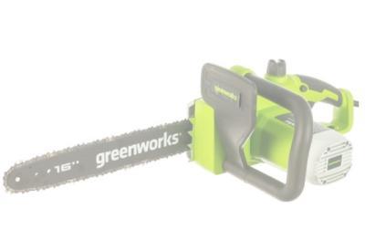 Цепная пила электрическая Greenworks GCS1840, 1800W, 40 см GREENWORKS в интернет гипермаркете «Планета Лета». Фото Цепная пила электрическая Greenworks GCS1840, 1800W, 40 см в интернет гипермаркете «Планета Лета». Фото