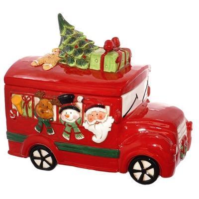 Конфетница Грузовик L30 W17 H24 см нг Decoris в интернет гипермаркете «Планета Лета». Фото Конфетница Грузовик L30 W17 H24 см нг в интернет гипермаркете «Планета Лета». Фото