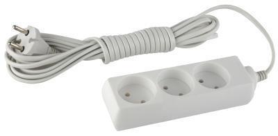 Удлинитель UX-3-5m ЭРА без заземл, 1300Вт, 3гн, 5м (20/700) в интернет гипермаркете «Планета Лета». Фото