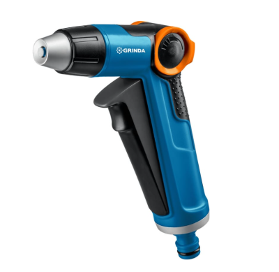 GRINDA PROLine X-R, плавная регулировка, курок спереди, пистолет поливочный двухкомпонентный с регул в интернет гипермаркете «Планета Лета». Фото
