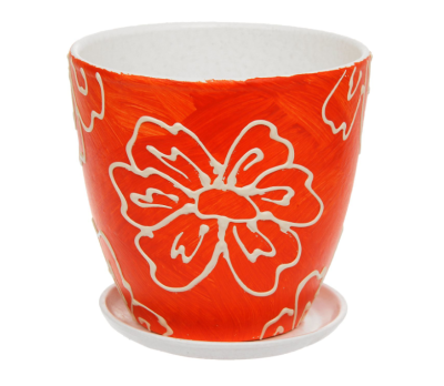 Горшок В/О "Оранж" керам №3 в интернет гипермаркете «Планета Лета». Фото
