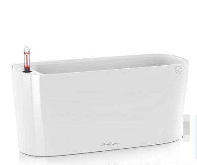 Кашпо Lechuza Delta 20 Complete (white high gloss), 40x15xH18см в интернет гипермаркете «Планета Лета». Фото
