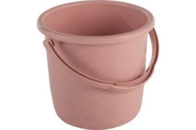 Ведро с крышкой "Люкс" 6л миндальный 00-00000519 (Комплект) в интернет гипермаркете «Планета Лета». Фото