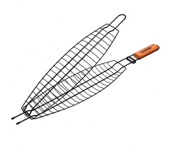 Решетка-гриль BOYSCOUT для рыбы 65x42x15x3,5 cм антипригарная 61309 Boyscout в интернет гипермаркете «Планета Лета». Фото Решетка-гриль BOYSCOUT для рыбы 65x42x15x3,5 cм антипригарная 61309 в интернет гипермаркете «Планета Лета». Фото
