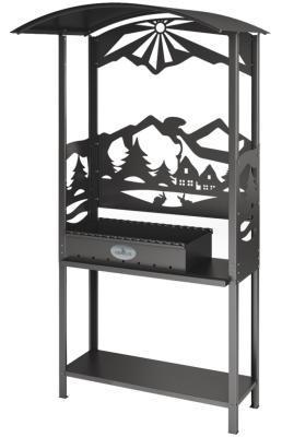 Мангал Hot Grill с крышей ВЗР2474 в интернет гипермаркете «Планета Лета». Фото