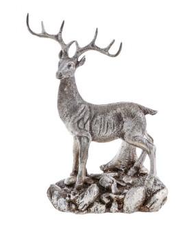 Фигура Косуля на камне h34см F880 в интернет гипермаркете «Планета Лета». Фото