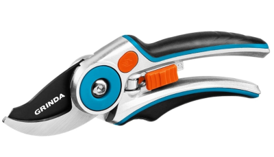 Плоскостной секатор GRINDA PROLine P-29 210 мм усилення конструкция с эргономичными алюминиевыми рук в интернет гипермаркете «Планета Лета». Фото