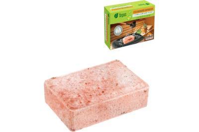 Соляной брикет с гималайской солью, для бани и сауны, "Банные штучки" в интернет гипермаркете «Планета Лета». Фото