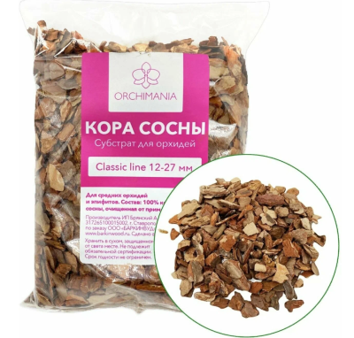 Грунт для орхидей (кора сосны 12-27 мм) Орхимания Классик 6 л в интернет гипермаркете «Планета Лета». Фото