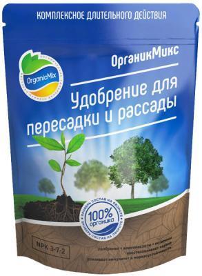 Удобрение ОрганикМикс  для пересадки и рассады 200г в интернет гипермаркете «Планета Лета». Фото