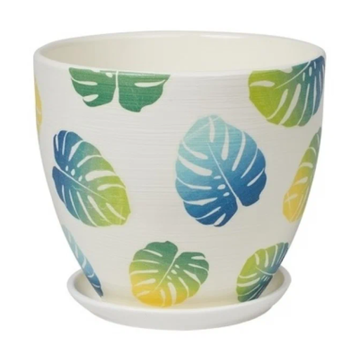 Горшок Монстера высокий овал d18 в интернет гипермаркете «Планета Лета». Фото