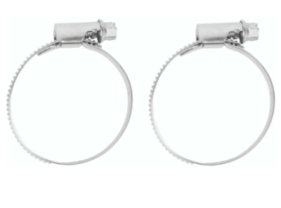 Хомут стальной 08мм Ø35мм (2шт) 204595 в интернет гипермаркете «Планета Лета». Фото