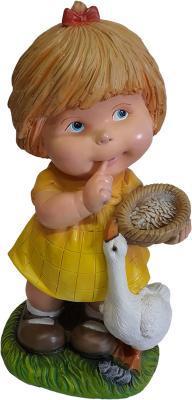 Фигура Девочка кормит уточку Н-48см  19184 F507 в интернет гипермаркете «Планета Лета». Фото