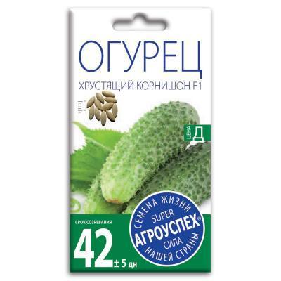 Огурец Хрустящий корнишон F1 10 шт в интернет гипермаркете «Планета Лета». Фото
