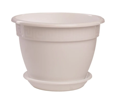 Горшок Антик белый d19 2,6л 5PL0009 в интернет гипермаркете «Планета Лета». Фото