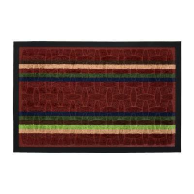 Коврик придверный влагосп. COMFORT 40x60 красный VORTEX 22383 в интернет гипермаркете «Планета Лета». Фото