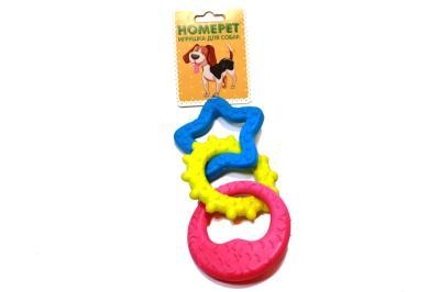 Игрушка HOMEPET для собак трио 18см 70122 в интернет гипермаркете «Планета Лета». Фото