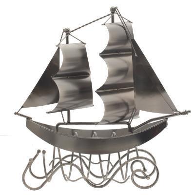 Подставка для бутылки Парусник 35 см 756219 Remeco Collection в интернет гипермаркете «Планета Лета». Фото Подставка для бутылки Парусник 35 см 756219 в интернет гипермаркете «Планета Лета». Фото