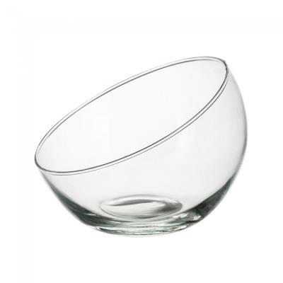 Ваза "Анабель" (стекло) шаровая с кос. срезом D22,7 x H19,2 см в интернет гипермаркете «Планета Лета». Фото