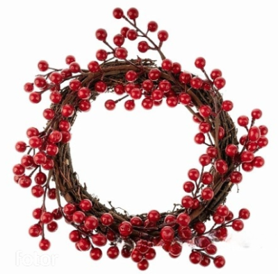 Венок с ягодами искусственный, 80см нг Max Christmas в интернет гипермаркете «Планета Лета». Фото Венок с ягодами искусственный, 80см нг в интернет гипермаркете «Планета Лета». Фото