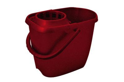 Ведро МОП "Классика" 13л с отжимом прямоугольное бордо SV3203БР в интернет гипермаркете «Планета Лета». Фото