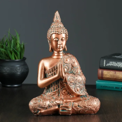 Копилка Будда средний медь 20х11х29 см 4376160 в интернет гипермаркете «Планета Лета». Фото