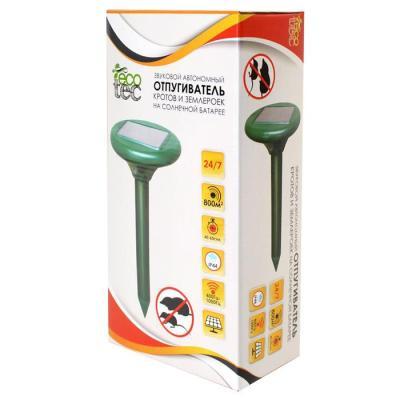 Отпугиватель кротов звуковой на солнечной батарее 32,5X15,5X15,5см алюминий, аккумулятор 1.2v/800ma в интернет гипермаркете «Планета Лета». Фото