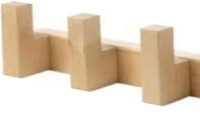 Вешалка 3-х рожковая 26,5 см кедр ДБ 906342 в интернет гипермаркете «Планета Лета». Фото