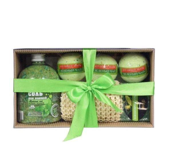 Набор "Мятный релакс" подарочный 6 предметов БШ 41372 в интернет гипермаркете «Планета Лета». Фото