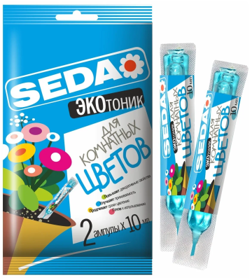 SEDA экотоник монодоза для комнатных растений 2*10мл Seda в интернет гипермаркете «Планета Лета». Фото SEDA экотоник монодоза для комнатных растений 2*10мл в интернет гипермаркете «Планета Лета». Фото