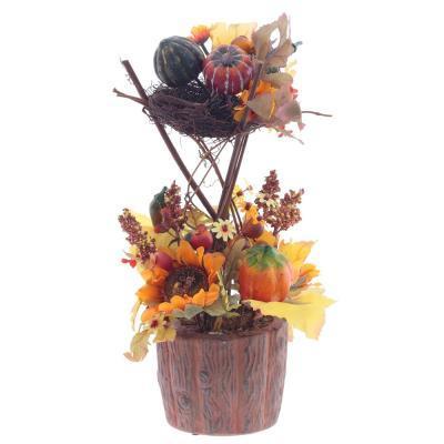 Цветочная композиция, L22 W22 H37 см в интернет гипермаркете «Планета Лета». Фото