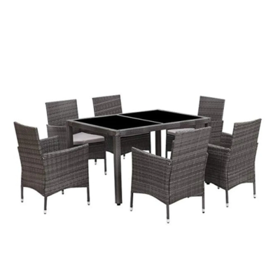 Комплект мебели Нестор серый, серый черный, коричневый, серый в интернет гипермаркете «Планета Лета». Фото