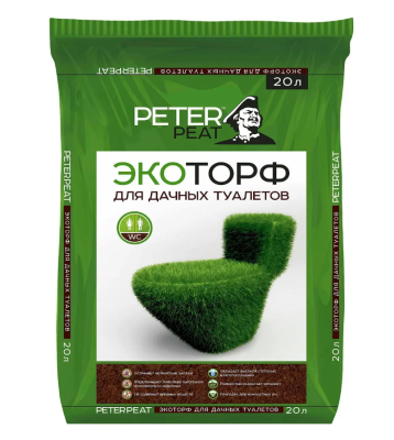 Эко Торф для дачных туалетов, 20л в интернет гипермаркете «Планета Лета». Фото