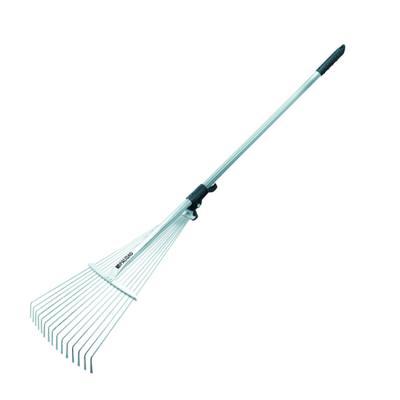 Грабли веерные раздвижные с алюминиевым черенком в интернет гипермаркете «Планета Лета». Фото